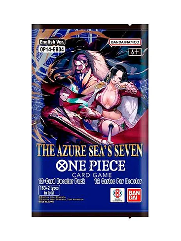  Booster Pack: One Piece Card Game [OP14-EB04] The Azure Sea’s Seven 1