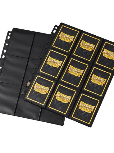 Dragon Shield: 18-Pocket Pages black 1
