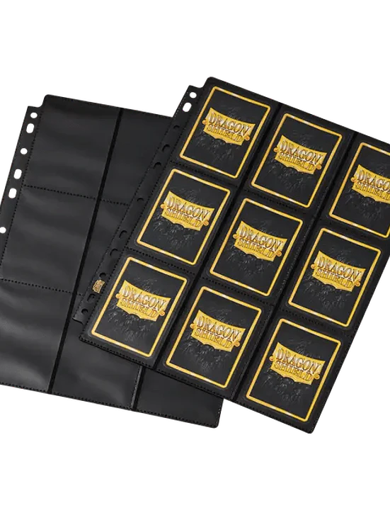 Dragon Shield: 18-Pocket Pages black 1