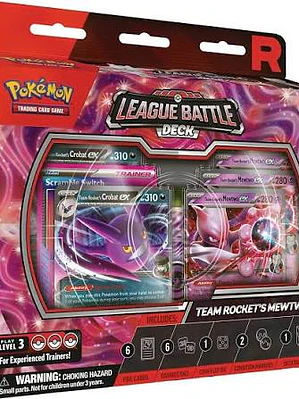 Pokemon TCG: Team Rocket's Mewtwo ex League Battle Deck Case