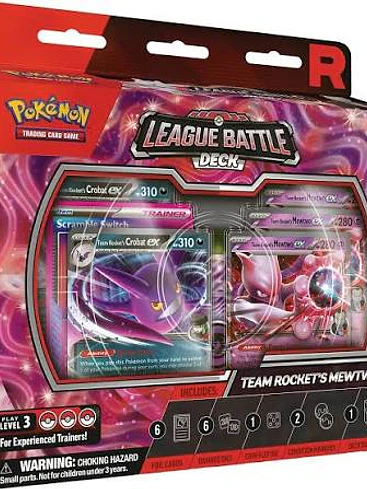Pokemon TCG: Team Rocket's Mewtwo ex League Battle Deck Case 1