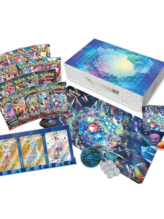 Pokemon TCG: Spanish Terapagos Ultra-Premium Collection  2