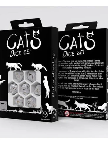 7-Die Set: Cats Dice- Purrl 1