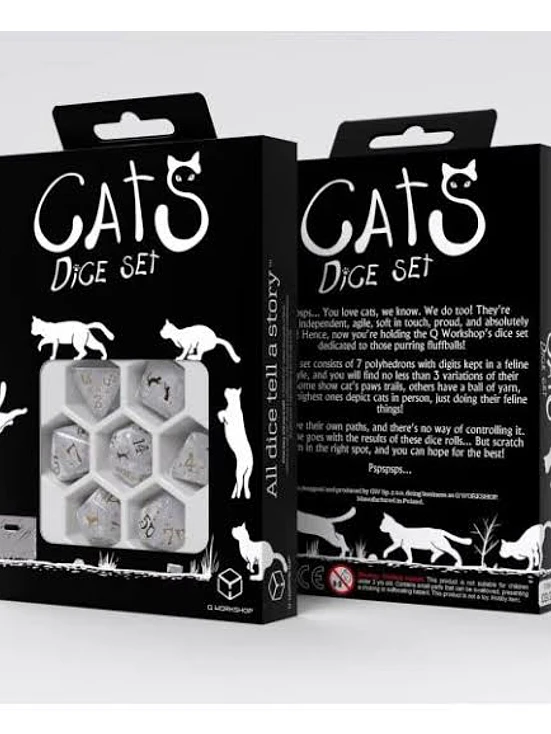 7-Die Set: Cats Dice- Purrl 1