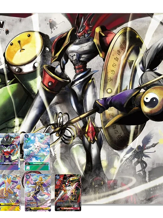  Digimon CCG: Playmat & Card Set -Digimon Tamers ( PB-08) 1