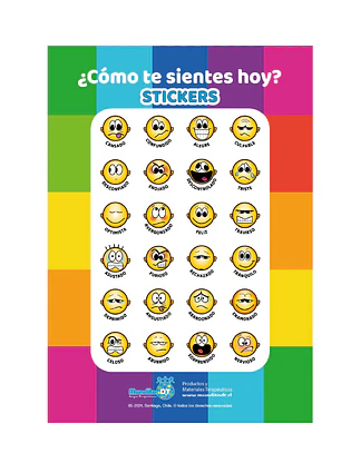 Como Te Sientes Hoy Stickers Mundito Dt