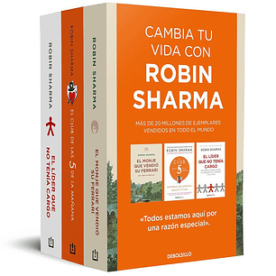 PACK ROBIN SHARMA CONTIENE EL MONJE QUE VENDIO SU FERRARI