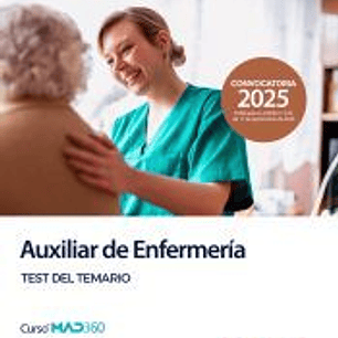 AUXILIAR ENFERMERIA TEST TEMARIO DIPUTACION PROVINCIAL BURGO