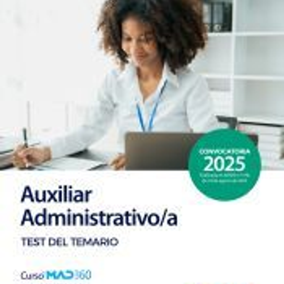 AUXILIAR ADMINISTRATIVO/A TEST TEMARIO AYUNTAMIENTO PARLA 1