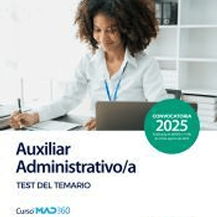 AUXILIAR ADMINISTRATIVO/A TEST TEMARIO AYUNTAMIENTO PARLA