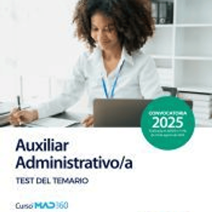 AUXILIAR ADMINISTRATIVO/A TEST TEMARIO AYUNTAMIENTO PARLA 1