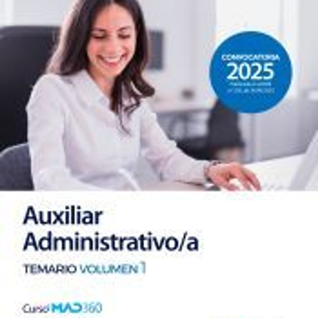 AUXILIAR ADMINISTRATIVO/A TEMARIO 1 AYUNTAMIENTO POZUELO ALA 1