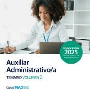 AUXILIAR ADMINISTRATIVO/A TEMARIO 2 AYUNTAMIENTO PARLA