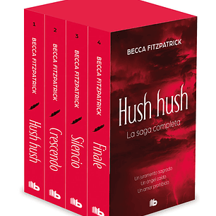 PACK ESTUCHE HUSH HUSH LA SAGA COMPLETA
