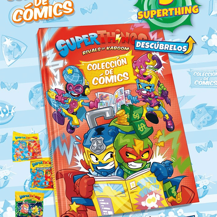 LIBRO COLECCIONISTA COMICS SUPERTHINGS RESCUE FORCE & NEON 1