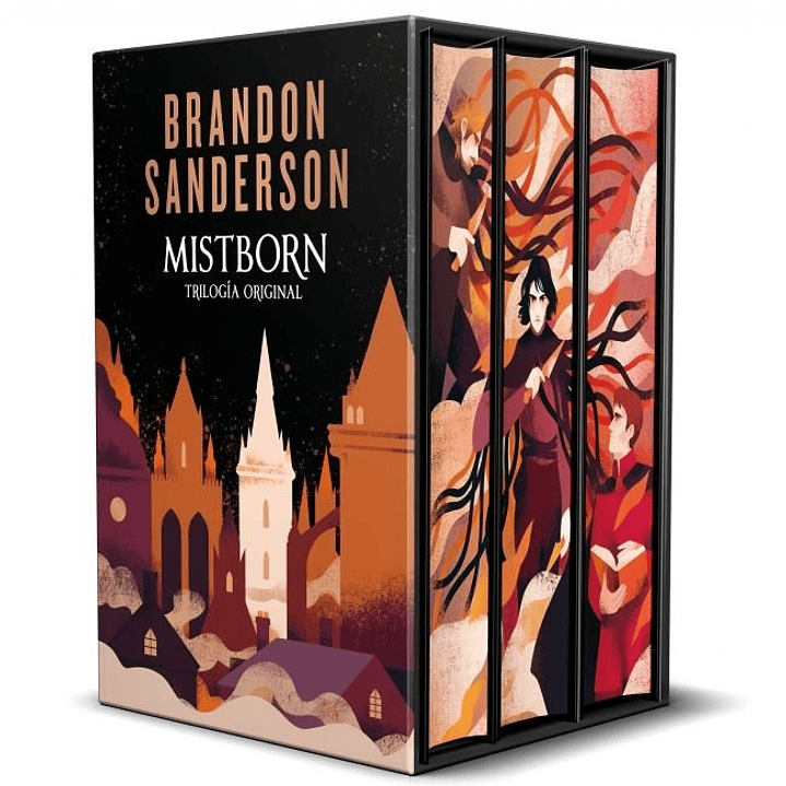 ESTUCHE MISTBORN 1 2 Y 3 CONTIENE NACIDOS DE LA BRUMA EL POZ 1