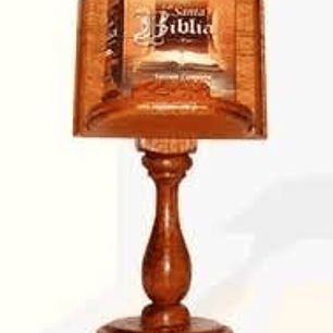 LA SANTA BIBLIA CON ATRIL Y LUPA (LIBRO MINIATURA)