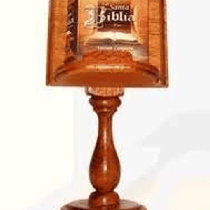 LA SANTA BIBLIA CON ATRIL Y LUPA (LIBRO MINIATURA) 1