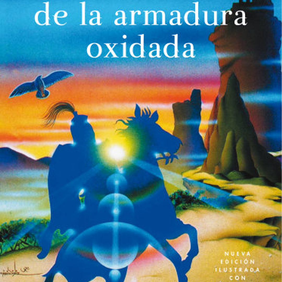 CABALLERO CON ARMADURA OXIDADA FOLLETO ILUSTRADO INCLUIDO 1