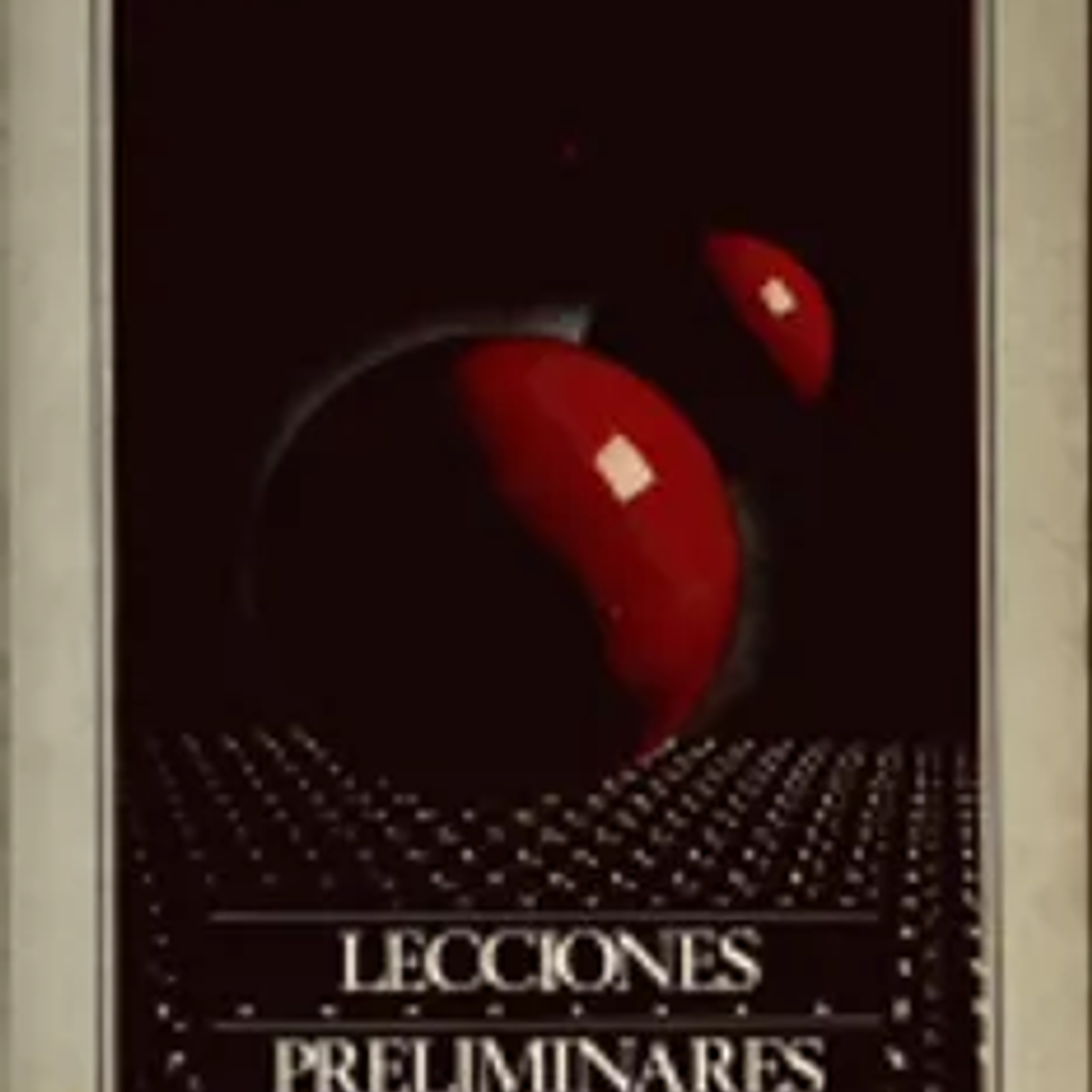 Lecciones Preliminares de Filosofia 1