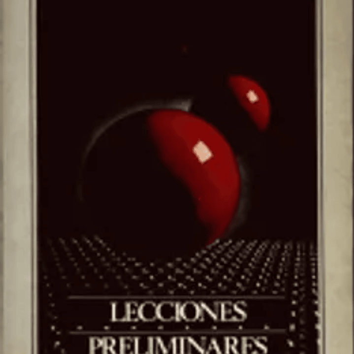 Lecciones Preliminares de Filosofia 1