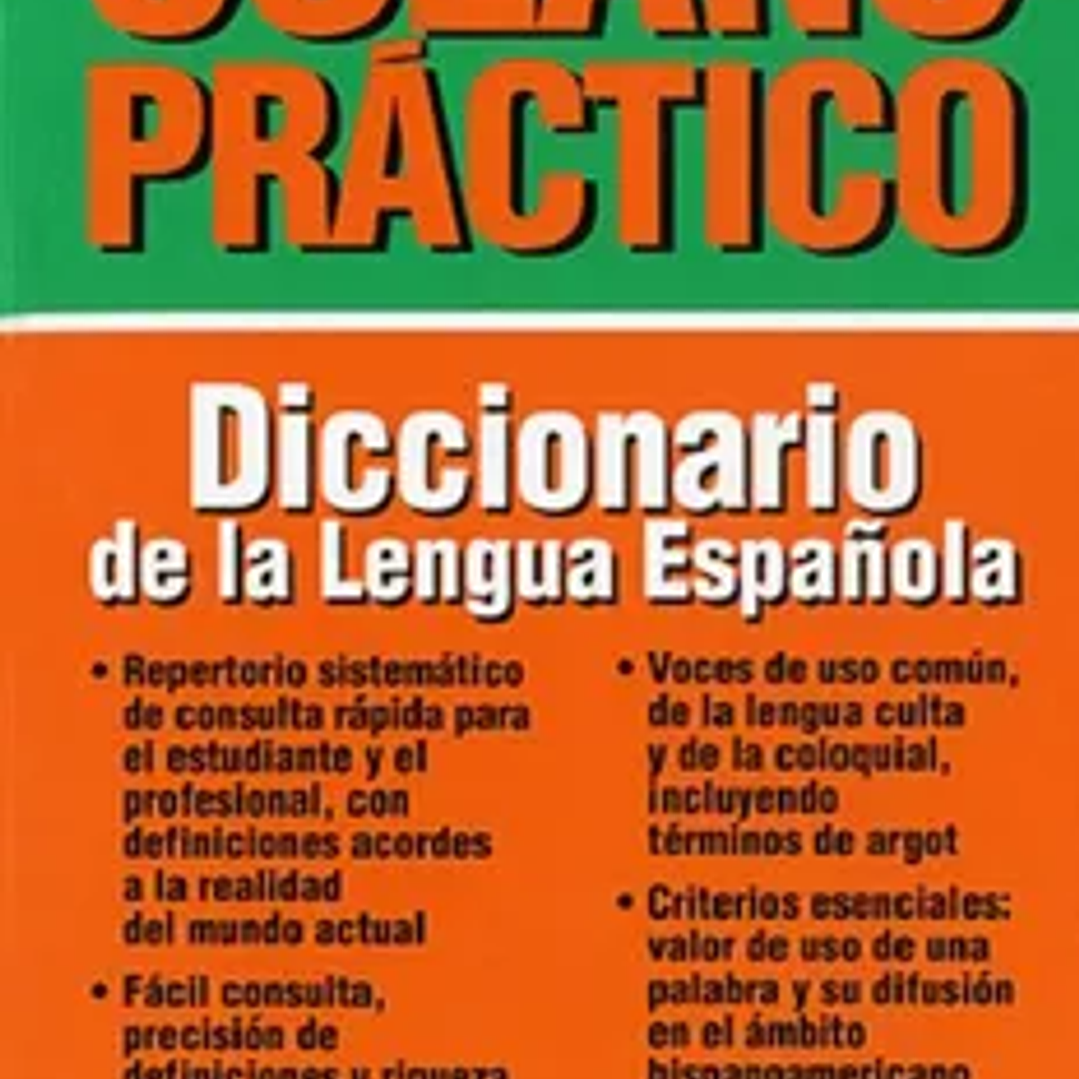 Oceano Practico Diccionario de la Lengua Española 1