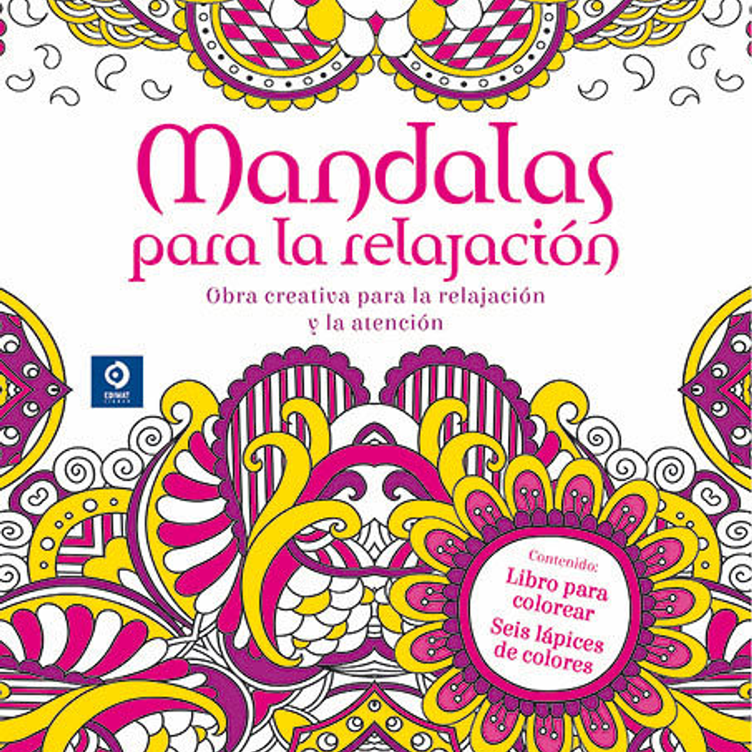 MANDALAS PARA RELAJACIÓN LATA + LÁPICES 1