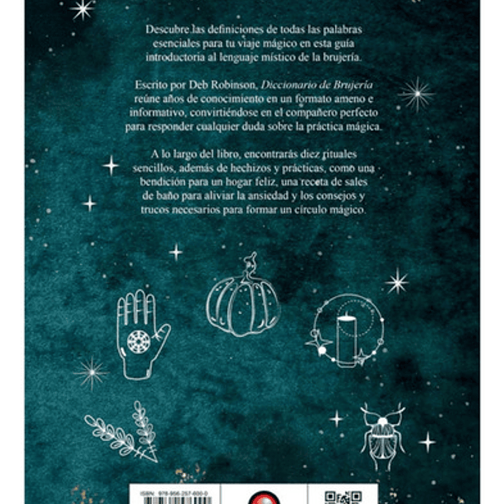 Libro Diccionario De Brujería: Una Guía De Términos Mágicos De La A A La Z, De Deb Robinson., Vol. 1. Editorial Contrapunto, Tapa Dura En Español, 2025 2