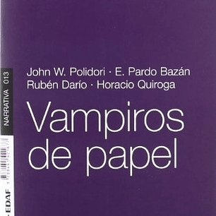 Libro Vampiros De Papel - Aa.vv., Dario Y Otros, De Aa.vv., Dario Y Otros. Editorial Edaf