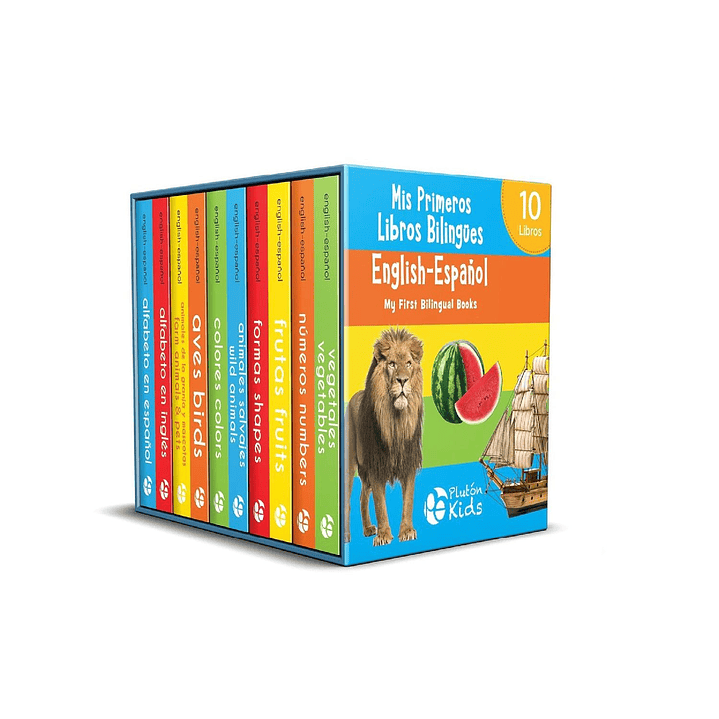 PACK MIS PRIMEROS LIBROS BILINGUES ENGLISH ESPAÑOL 1