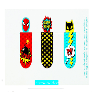MARCAPAGINAS MAGNETICO SUPER HEROES