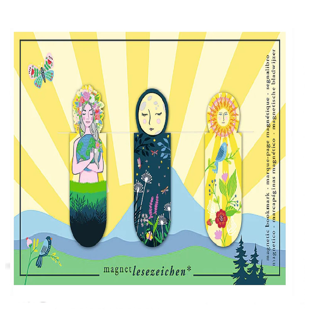 MARCAPAGINAS MAGNETICOS SUN AND MOON 1