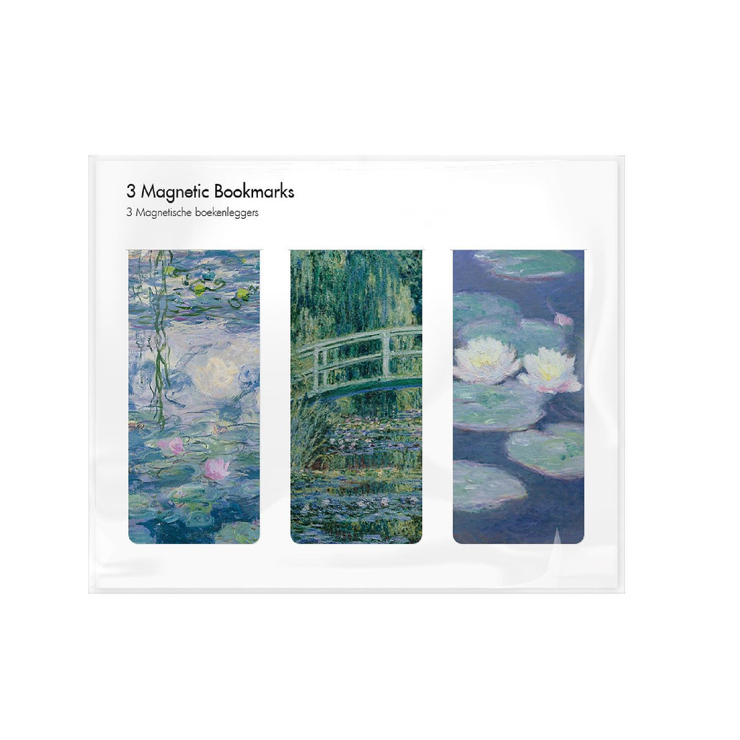 SET 3 MARCAPAGINAS MAGNETICOS MONET 1