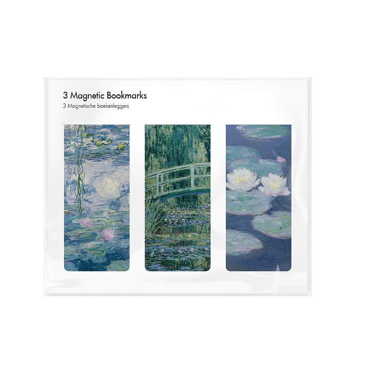 SET 3 MARCAPAGINAS MAGNETICOS MONET 1