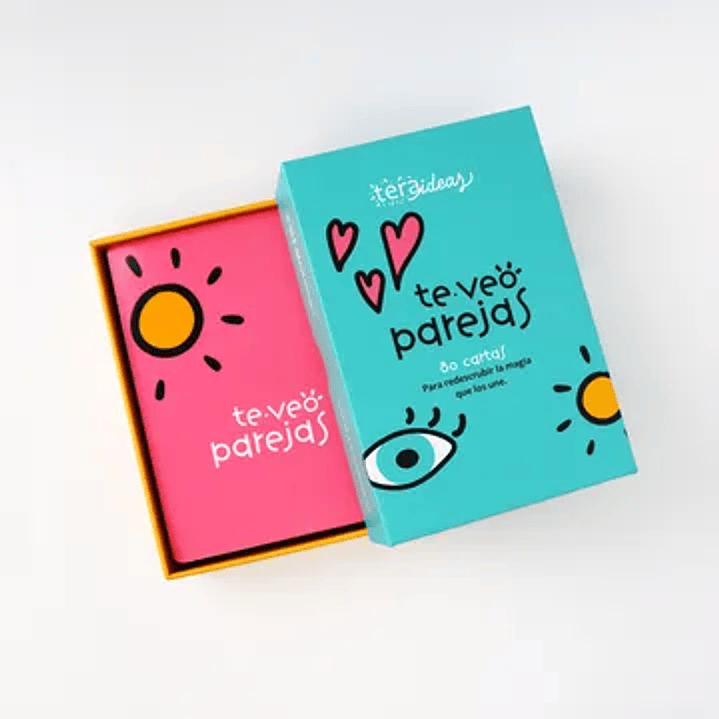 Cartas Te Veo Parejas - - Preguntas para Reconectar en pareja - TERAIDEAS - Mazo de 80 cartas 1