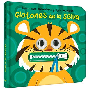 Glotones de la Selva – Cremallera y Ojos Movibles