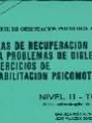 FICHAS DE RECUPERACIÓN DE DISLEXIA Y PSICOMOTRICIDAD.2º NIVEL