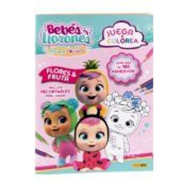 ¡JUEGA Y COLOREA CON LOS BEBÉS! FLORES & FRUTAS 1