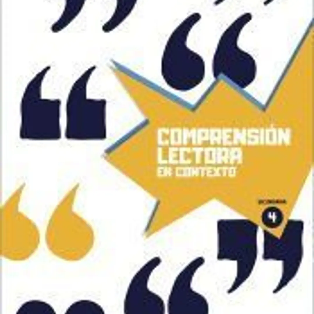 Comprensión lectora en contexto 4 - Secundaria 1