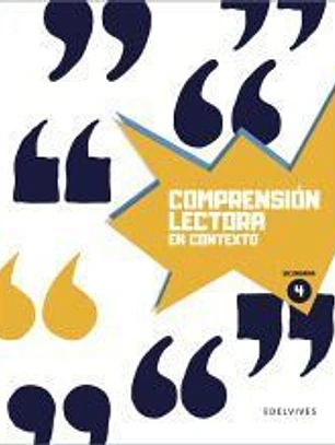 Comprensión lectora en contexto 4 - Secundaria