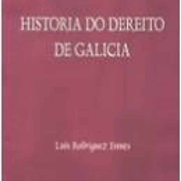 Historia do Dereito de Galicia 1