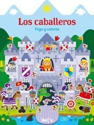 Casitas - Los caballeros pega y colorea