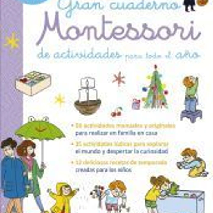 Gran cuaderno Montessori de actividades para todo el año 1