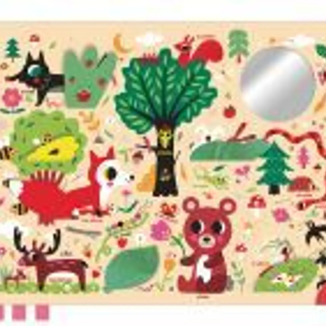 Mi tapiz de juego de los animales del bosque 1