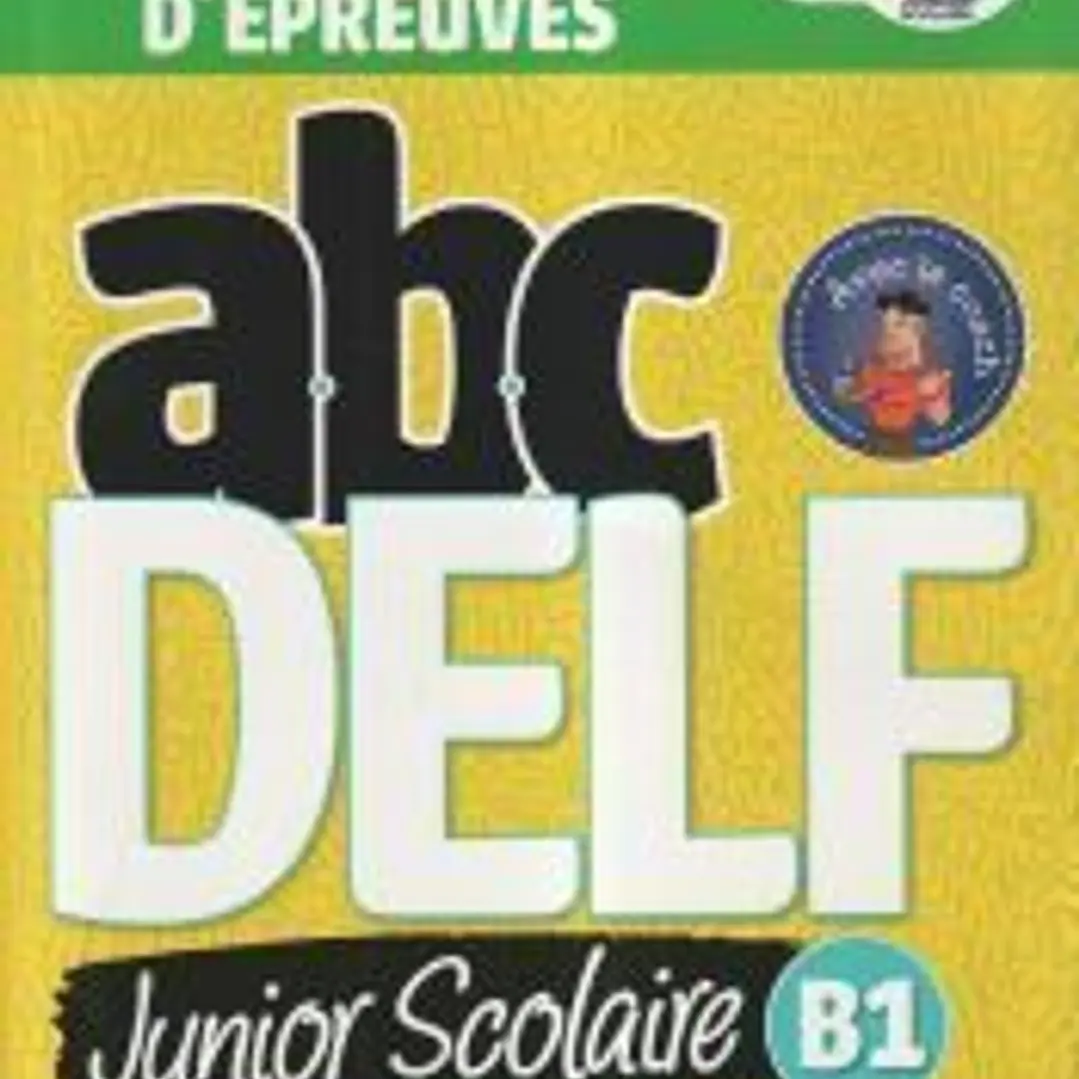 ABC DELF JUNIOR SCOLAIRE - NIVEAU B1 - LIVRE+DVD - CONFORME AU NOUVEAU FORMAT D' 1