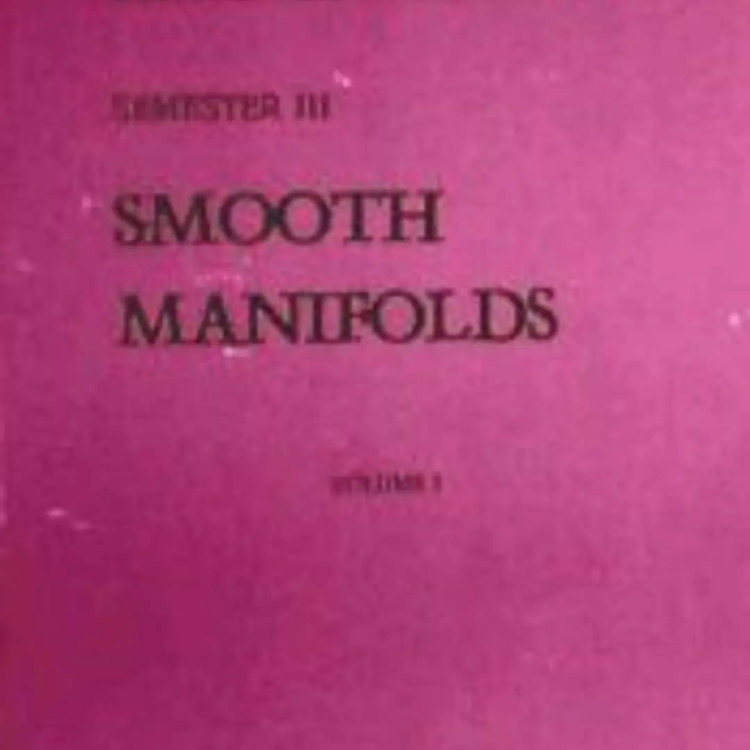 Lectures in Geometry: Smooth Manifolds (Semester III) 1