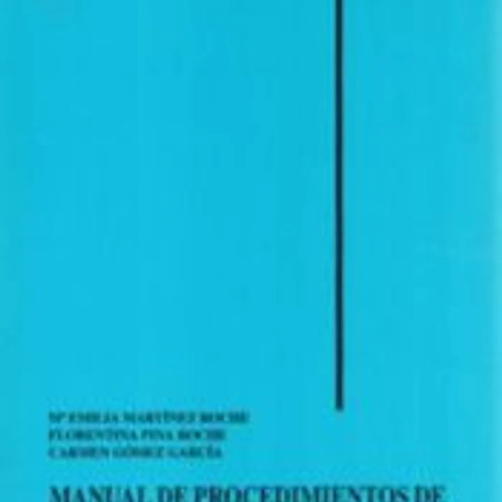 MANUAL DE PROCEDIMIENTOS DE ENFEMERIA MATERNO-INFANTIL 1