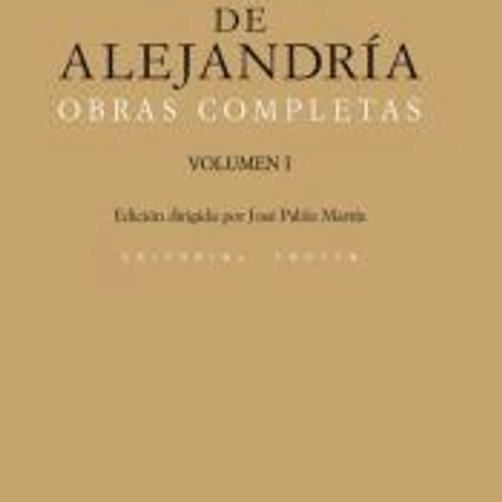 FILON DE ALEJANDRIA. OBRAS. 1 1