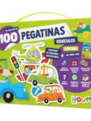 LUDUM - MALETIN 100 PEGATINAS - VEHêCULOS