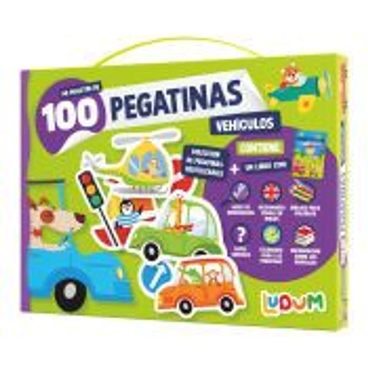 LUDUM - MALETIN 100 PEGATINAS - VEHêCULOS 1